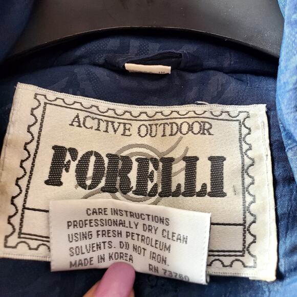 80s/90s FORELLI Coat Size 14/16 Women's Plus Size - Picture 12 of 12